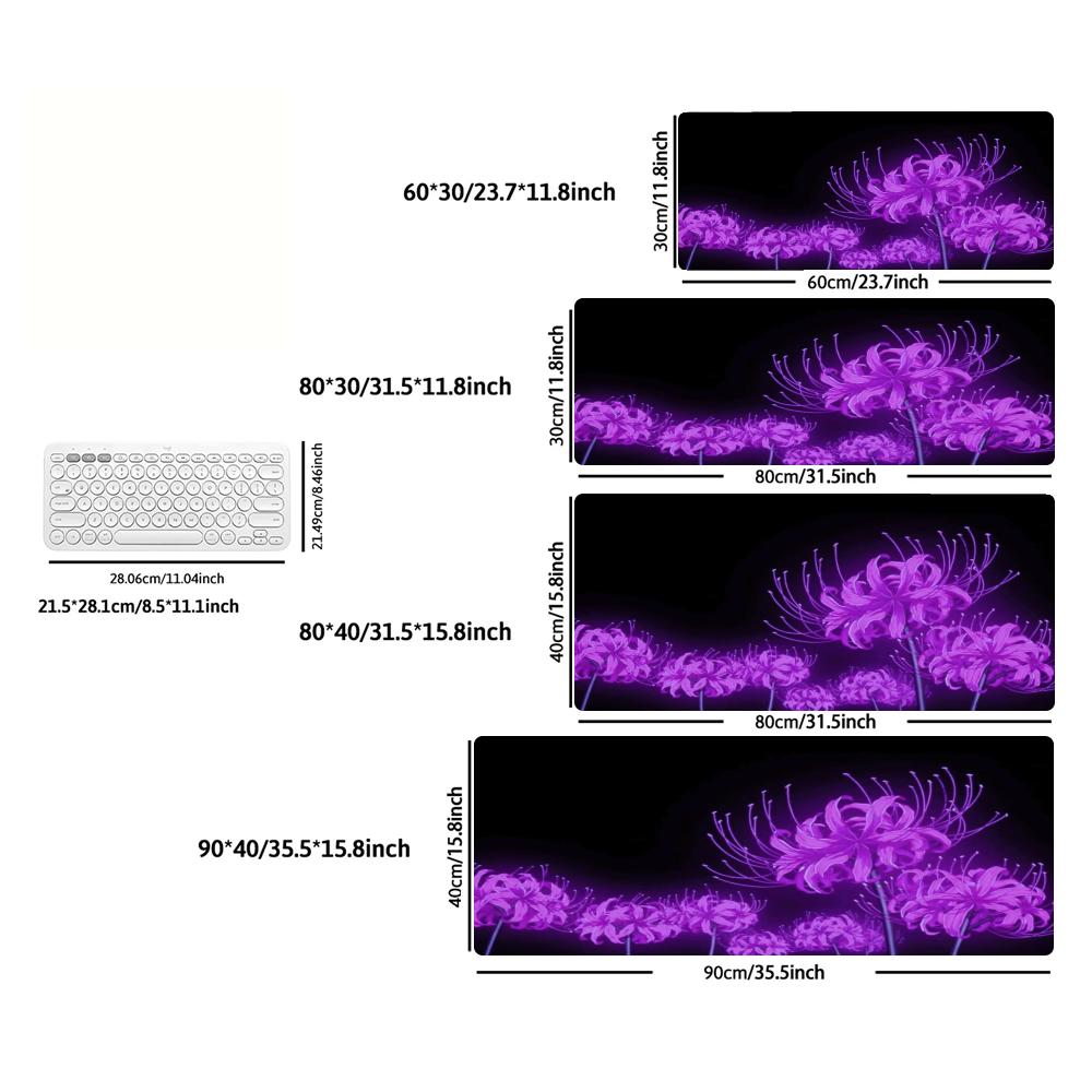 XXL マウスパッド ゴシック ライコリス ラディアタ レッ - Tradescantia Purple のレビューと価格
