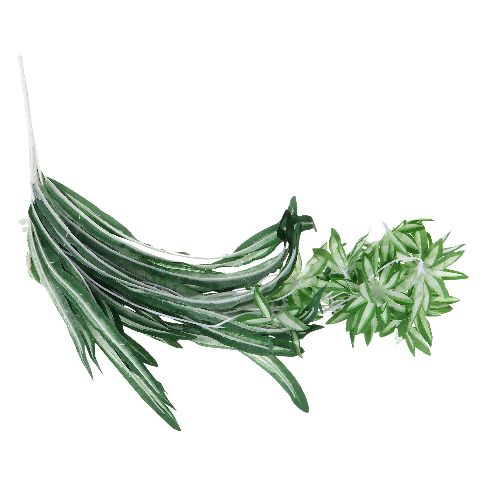 人工クロロフィタム1個、リアルなプラスチック製スパイダープラ - Spider Plant Hanging のレビューと価格
