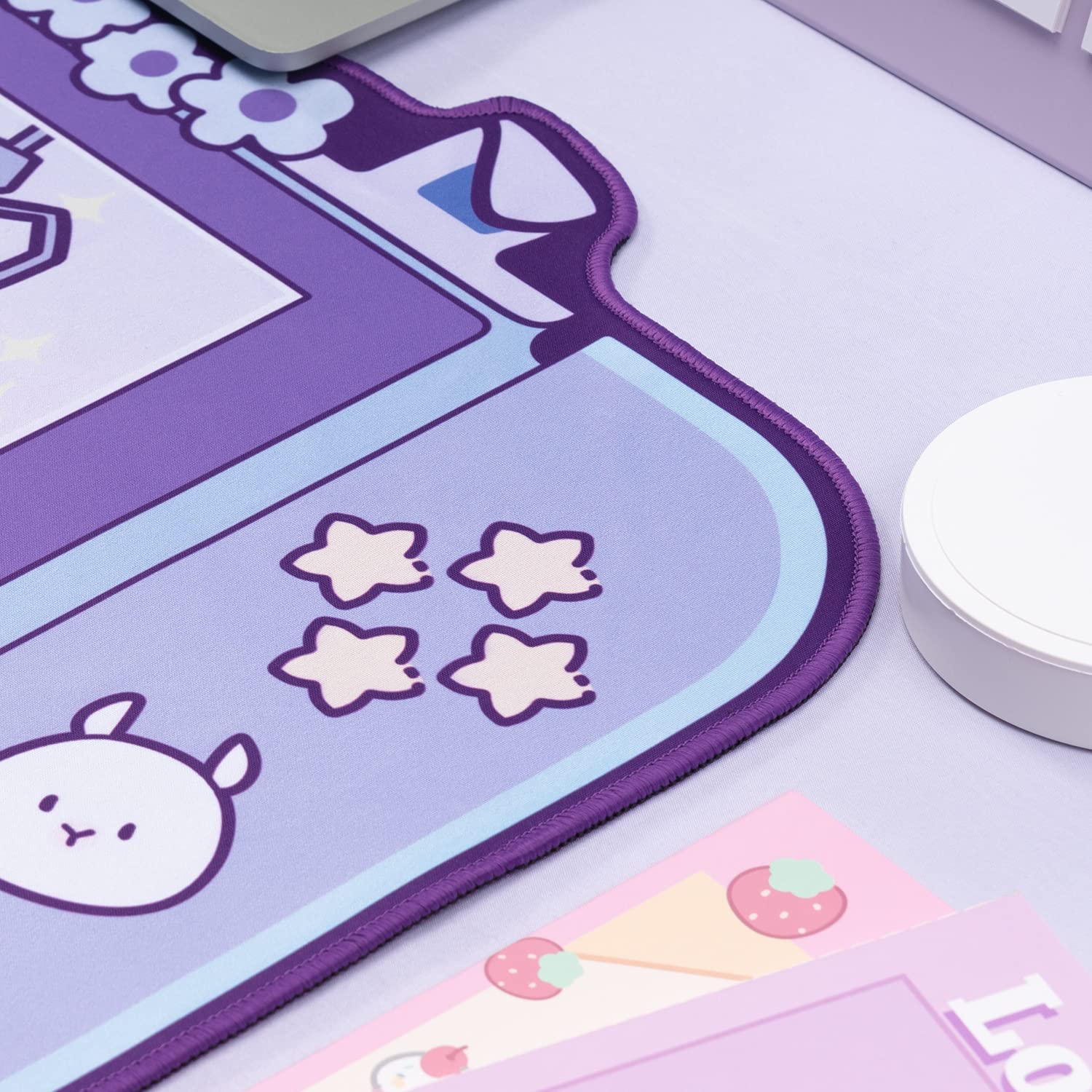 大型Kawaii-ゲーム用マウスパッド,かわいいピンク,紫, - Tradescantia Purple のレビューと価格
