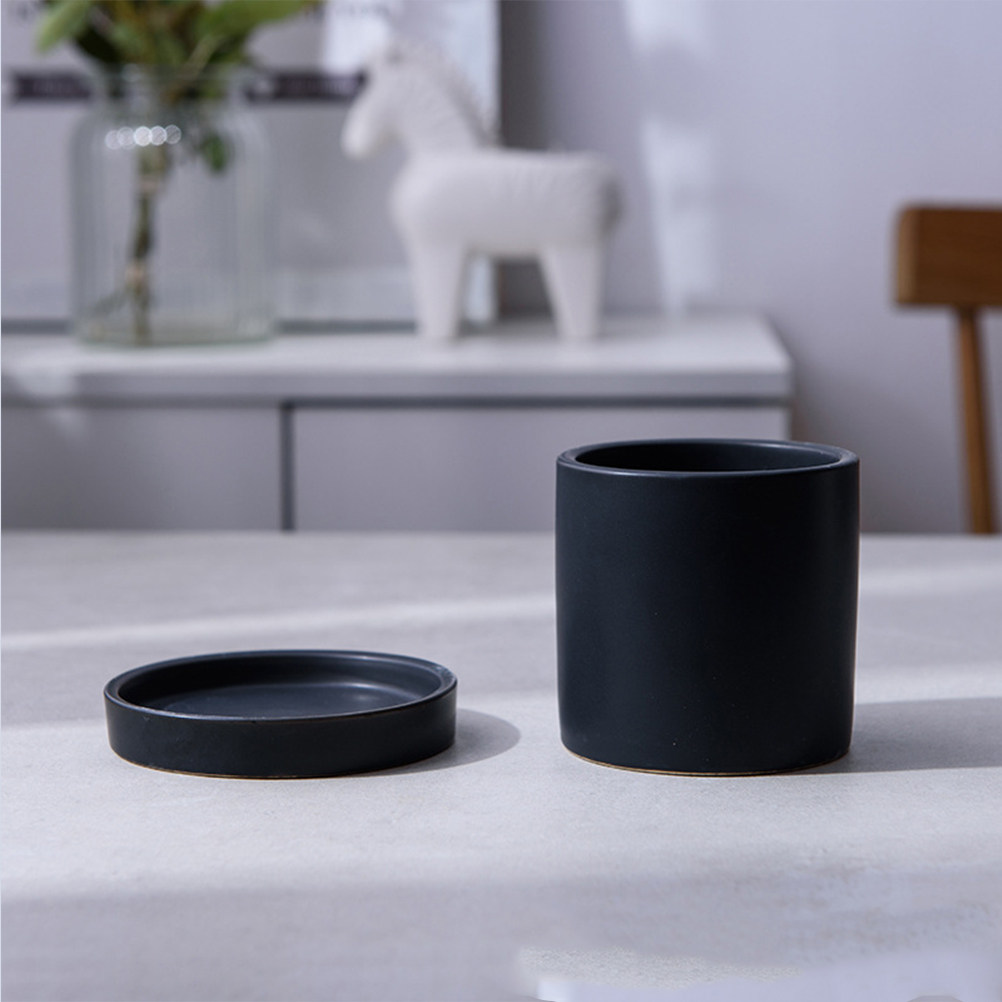 スタイリッシュなセラミック鉢とプレートのセット、室内植物、多 - Aloe Vera Pot のレビューと価格