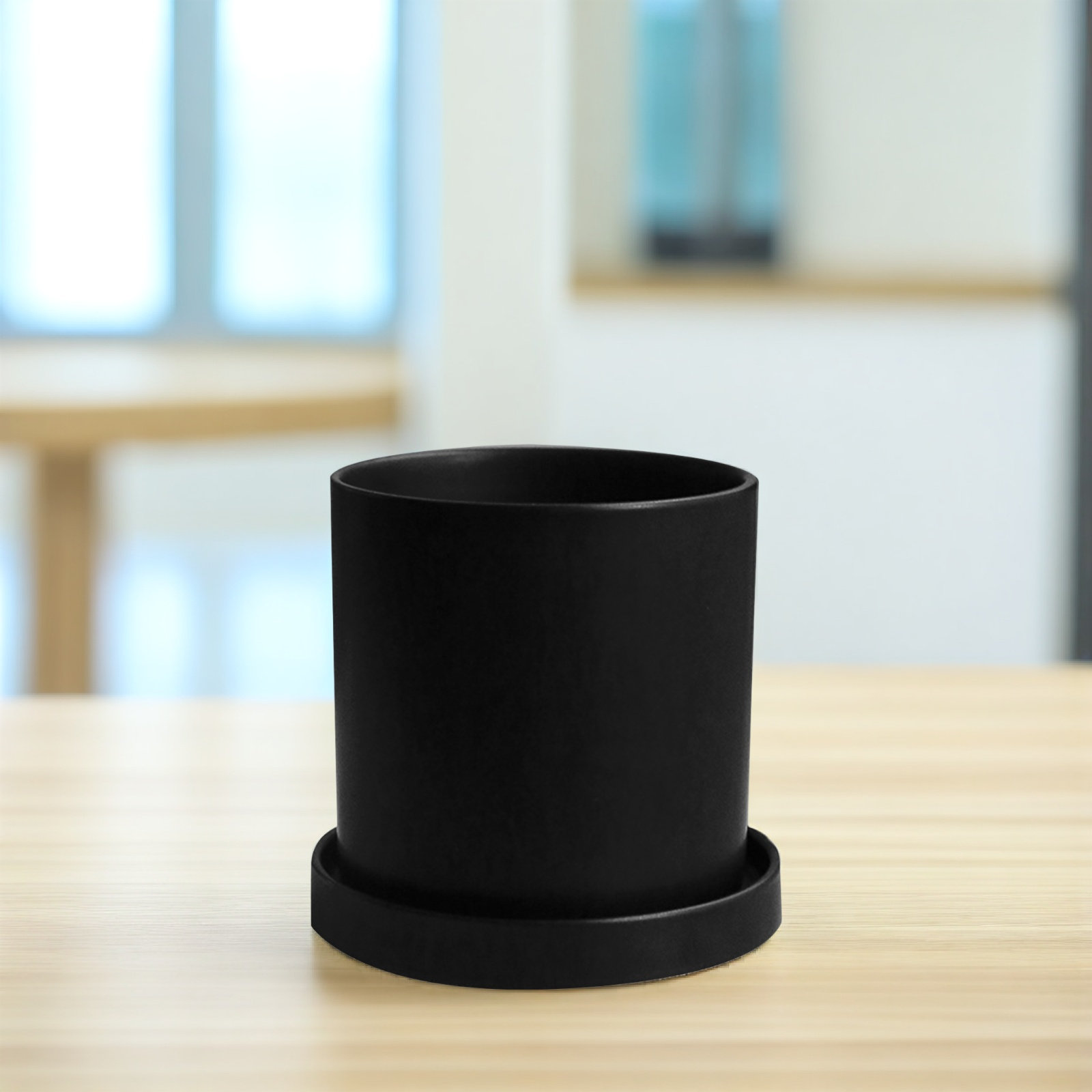 スタイリッシュなセラミック鉢とプレートのセット、室内植物、多 - Aloe Vera Pot のレビューと価格